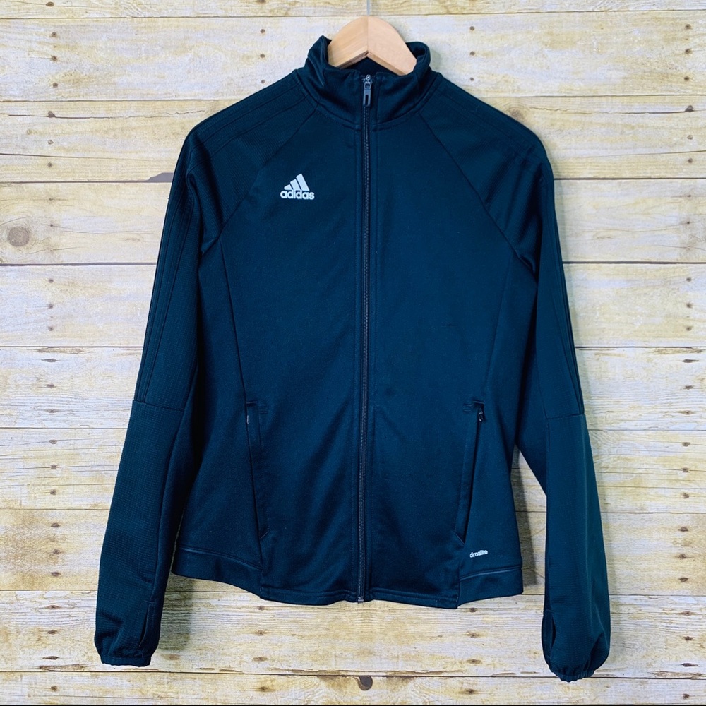 Adidas Womens Tiro 17 Training Jacket Black Small - Picture 2 of 7